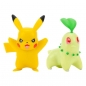 Preview: Pokémon Battle Minifiguren 2er-Pack Endivie & Pikachu (5 cm)