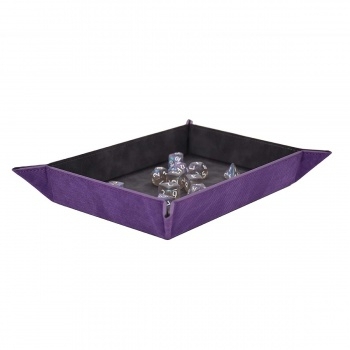 Suede Collection: Foldable Dice Rolling Tray - Amethyst