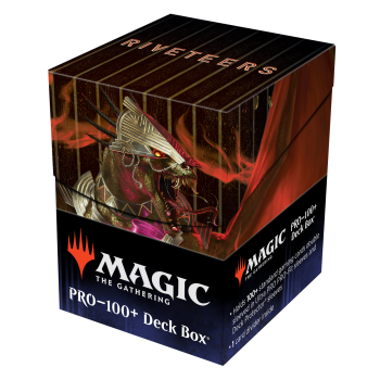UP - Streets of New Capenna 100+ Deck Box V3 for Magic: The Gathering