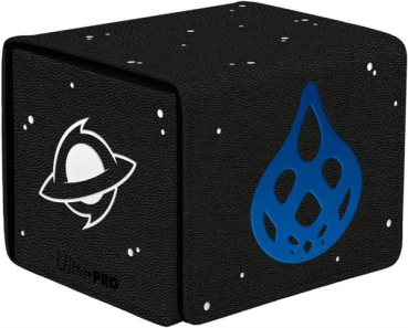 UP - Edge of Eternities Premium Alcove Edge Deck Box with Interior Printing Blue Mythic for MTG