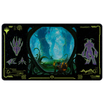 UP - Edge of Eternities Holofoil Playmat Green Mythic for Magic: The Gathering