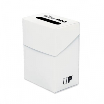Ultra Pro Solid Color Deck Box (White)