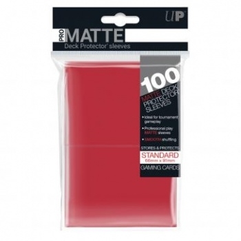 Ultra Pro Deck Protector "Pro-Matte Red" (100)