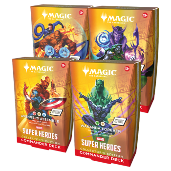 MTG - Marvel Super Heroes Commander Deck Collector's Edition Set - EN