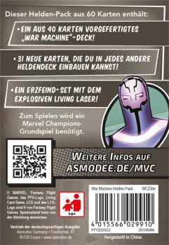 Marvel Champions: Das Kartenspiel - War Machine • Erweiterung (Deutsch)