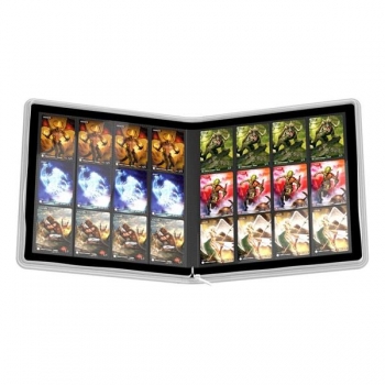 Preview: Ultimate Guard Zipfolio 480 - 24-Pocket XenoSkin (Quadrow) - Weiß