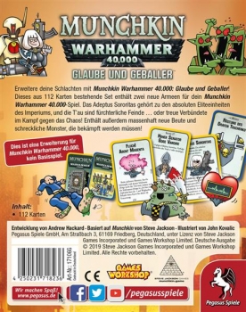 Munchkin Warhammer 40.000: Glaube und Geballer (Erweiterung)