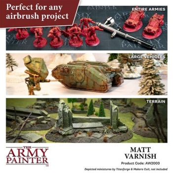 The Army Painter Warpaints Air: Anti-shine Varnish, 100 ml