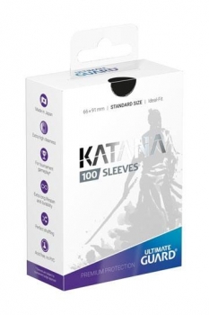 Ultimate Guard Katana Sleeves Standardgröße Schwarz