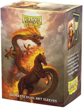 Dragon Shield Standard Dual Art Sleeves - Fire Horse 2026 (100 Sleeves)