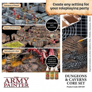 The Army Painter GameMaster: Dungeons & Caverns Core Set