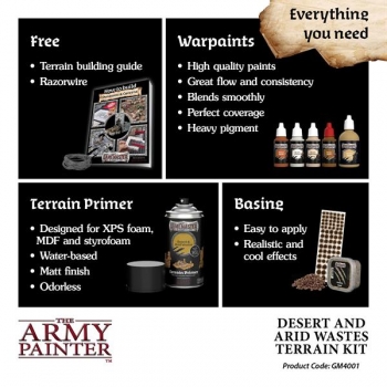 The Army Painter GameMaster: Desert & Arid Wastes Terrain Kit