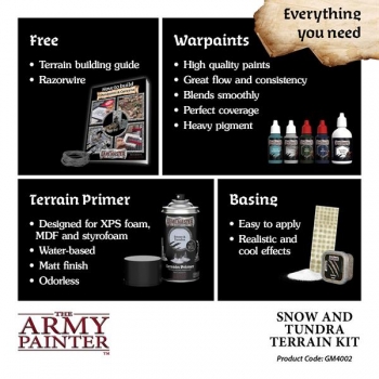 The Army Painter GameMaster: Snow & Tundra Terrain Kit