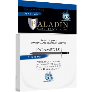 Paladin Sleeves - Palamedes Premium Small Square 51x51mm (55 Sleeves)