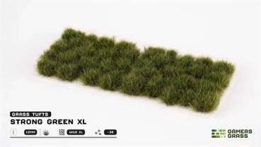 Strong Green XL Tufts Wild (12mm) (Gamers Grass)