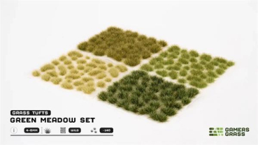 Green Meadow Set - Wild (4mm/6mm) (Gamers Grass)