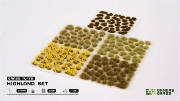 Highland Tuft Set - Wild (2-6mm) (Gamers Grass)