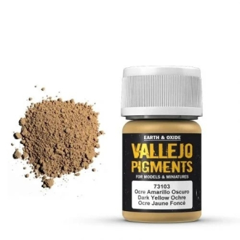Vallejo Pigment Dark Yellow Ocre 35ml
