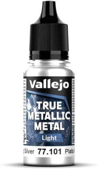 Vallejo Sterling Silver 18 ml - True Metallic Metal Light