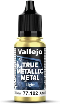 Vallejo Radiant Yellow 18 ml - True Metallic Metal Light