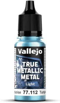 Vallejo Hydra Turquoise 18 ml - True Metallic Metal Light