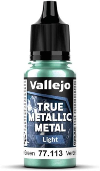 Vallejo Beetle Green 18 ml - True Metallic Metal Light