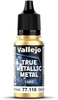 Vallejo Greenish Gold 18 ml - True Metallic Metal Light