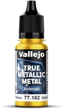 Vallejo Radiant Yellow 18 ml - True Metallic Metal Airbrush