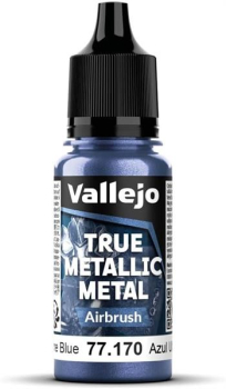 Vallejo Ultramarine Blue 18 ml - True Metallic Metal Airbrush