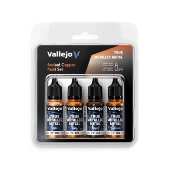 Vallejo Ancient Copper- True Metallic Metal Paint Set