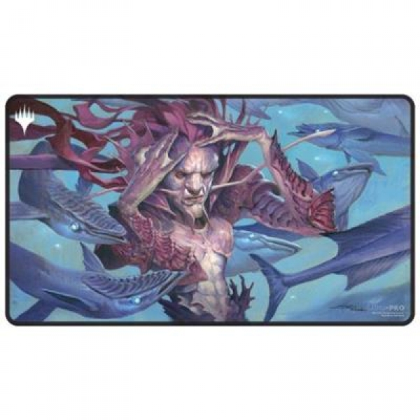 UP - Dominaria Remastered Black Stitched Playmat - V5 for Magic: The Gathering