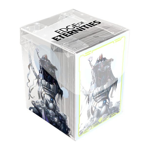 UP - Edge of Eternities 100ct Deck Protector Sleeves in Clear Box Key Character PW for MTG