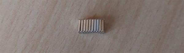 10 Neodym Magnete quadratisch 5 x 5 x 1 mm