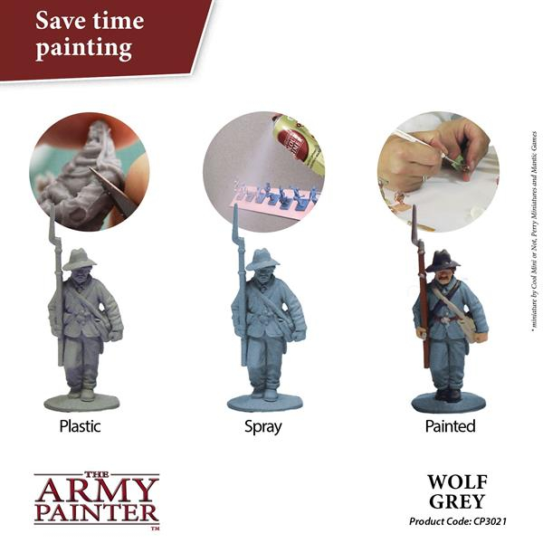 The Army Painter Colour Primer: Wolf Grey