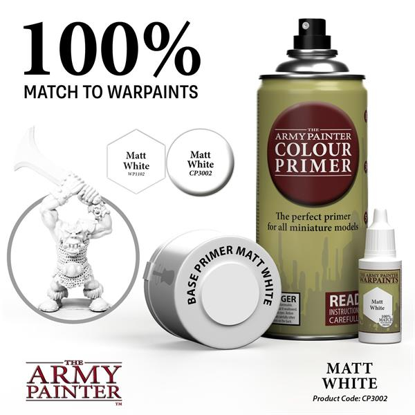 The Army Painter Colour Primer: Matt White