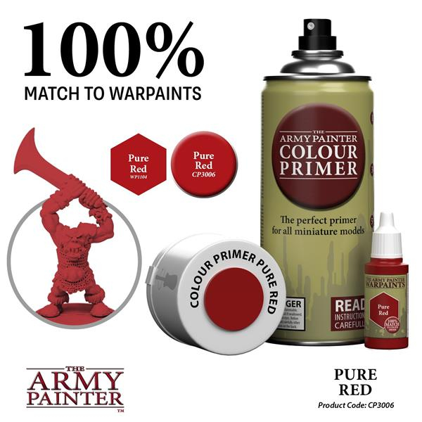 The Army Painter Colour Primer: Pure Red