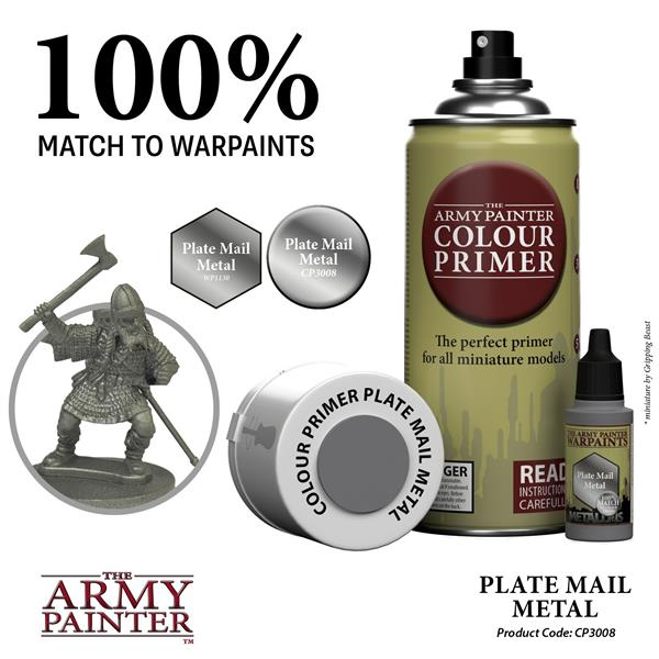 The Army Painter Colour Primer: Plate Mail Metal