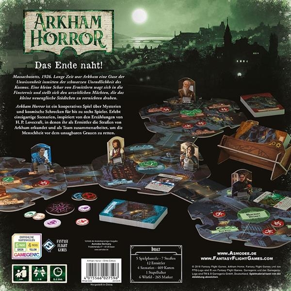 Arkham Horror 3.Ed. - Grundspiel (Deutsch)
