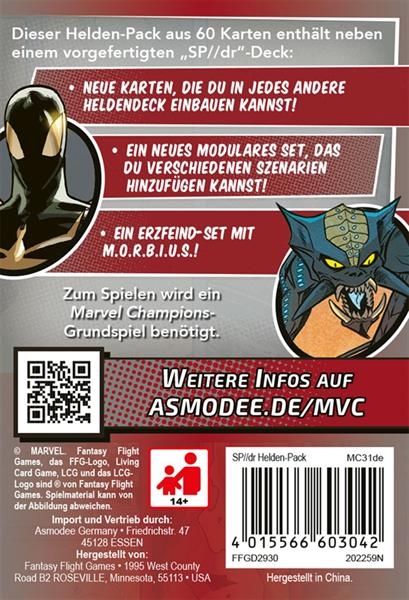 Marvel Champions: Das Kartenspiel – SP//dr • Erweiterung (Deutsch)