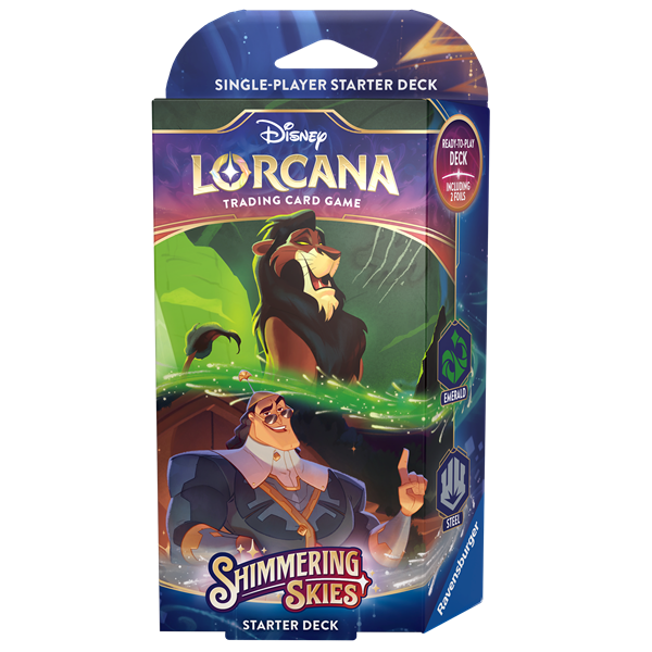 Disney Lorcana: Shimmering Skies - Starter Deck 'Emerald & Steel' (English)