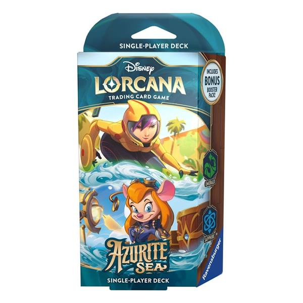 Disney Lorcana: Azurite Sea - Starter Deck 'Emerald' & 'Sapphire' (English)