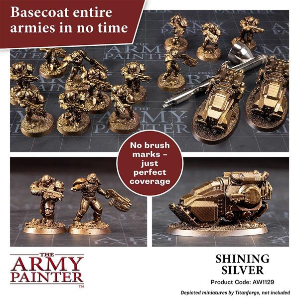 Army Painter Paint Metallics: Air Shining Silver