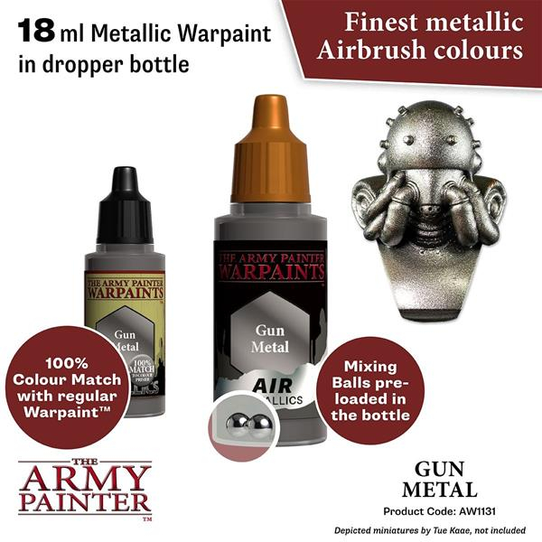 Army Painter Paint Metallics: Air Gun Metal