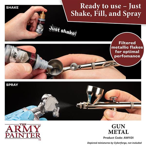 Army Painter Paint Metallics: Air Gun Metal