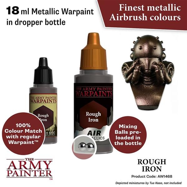 Army Painter Paint Metallics: Air Rough Iron