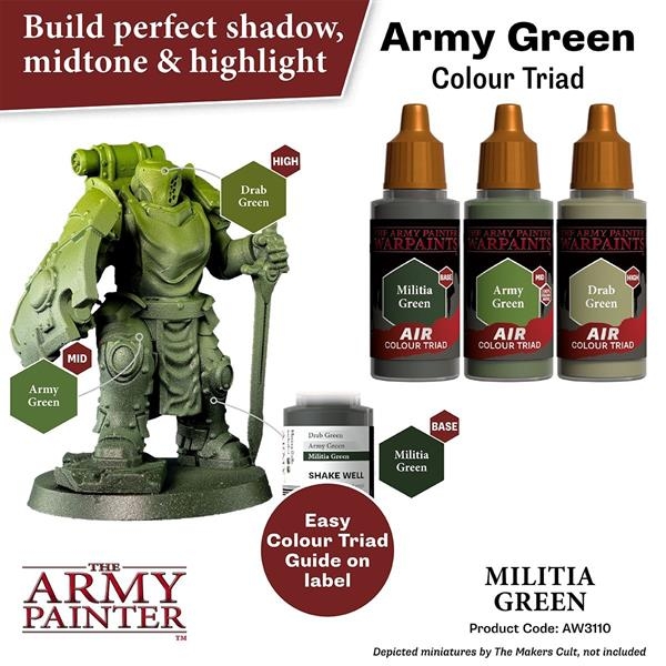 Army Painter Paint: Air Militia Green
