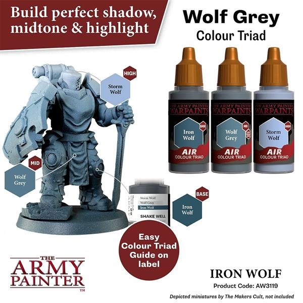 Army Painter Paint: Air Iron Wolf