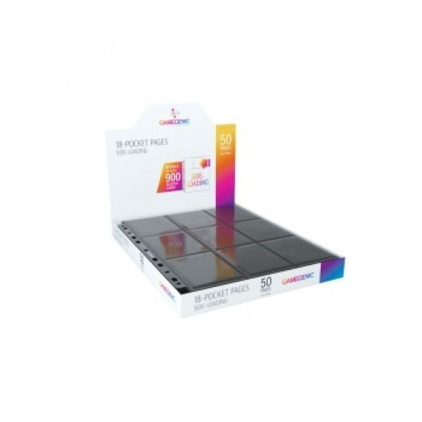 Gamegenic - Sideloading 18-Pocket Pages DISPLAY Black
