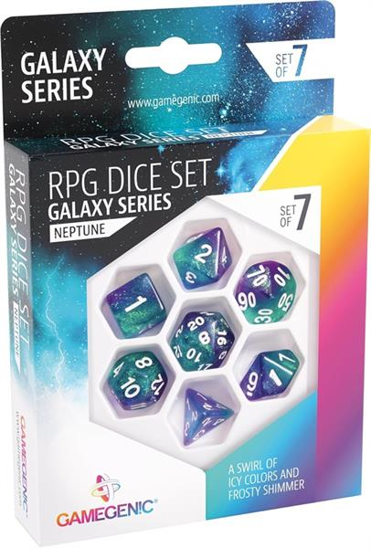 Gamegenic - Galaxy Series - Neptune - RPG Dice Set