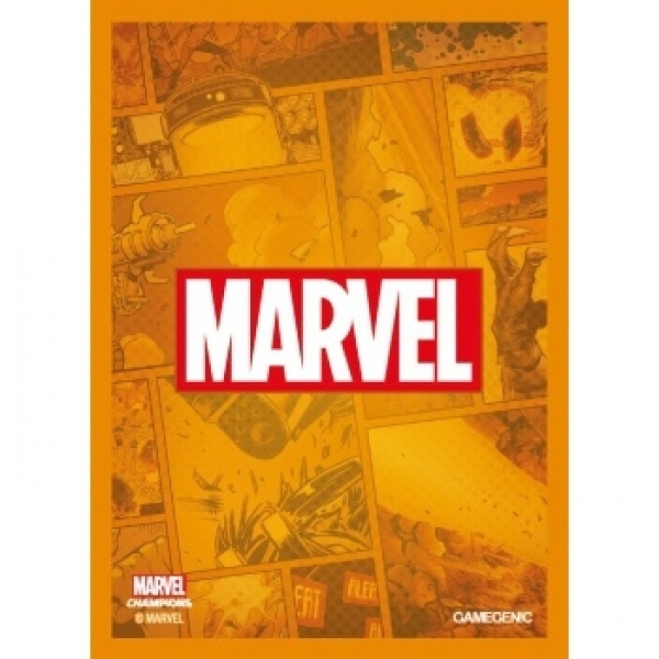 Gamegenic - Marvel Champions Art Sleeves - Marvel Orange (50+1 Sleeves)